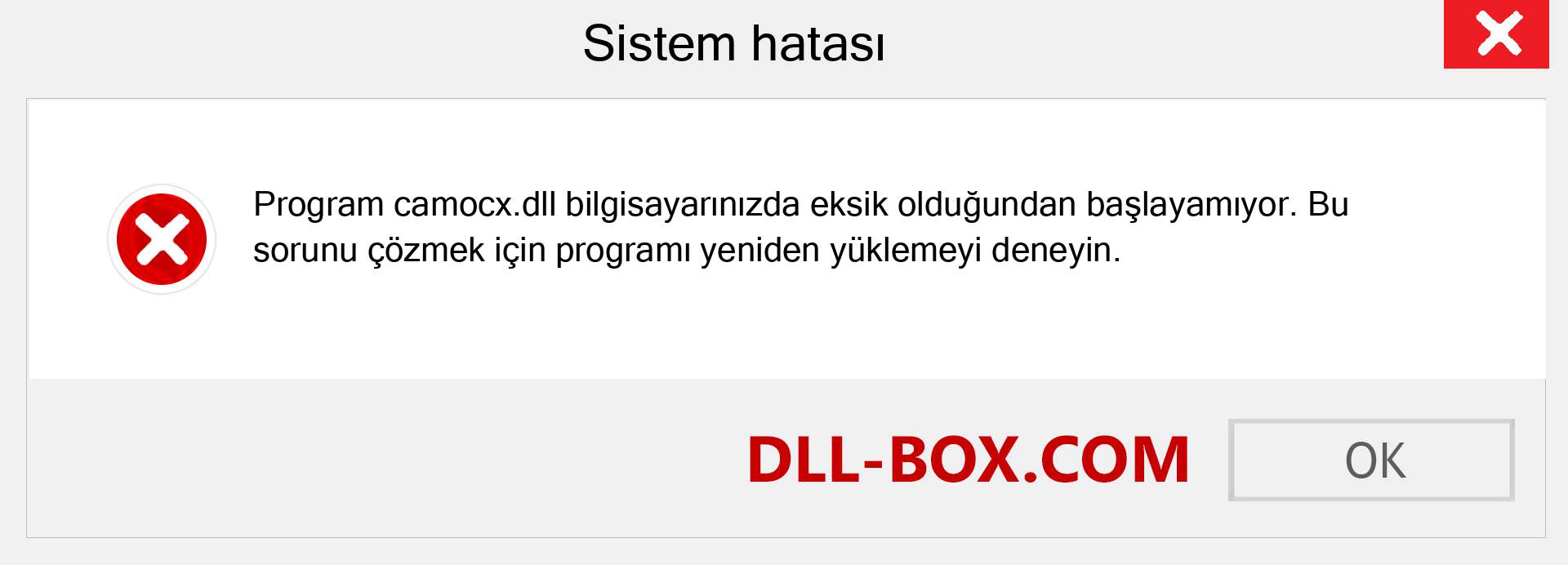 camocx.dll dosyası eksik mi? Windows 7, 8, 10 için İndirin - Windows'ta camocx dll Eksik Hatasını Düzeltin, fotoğraflar, resimler